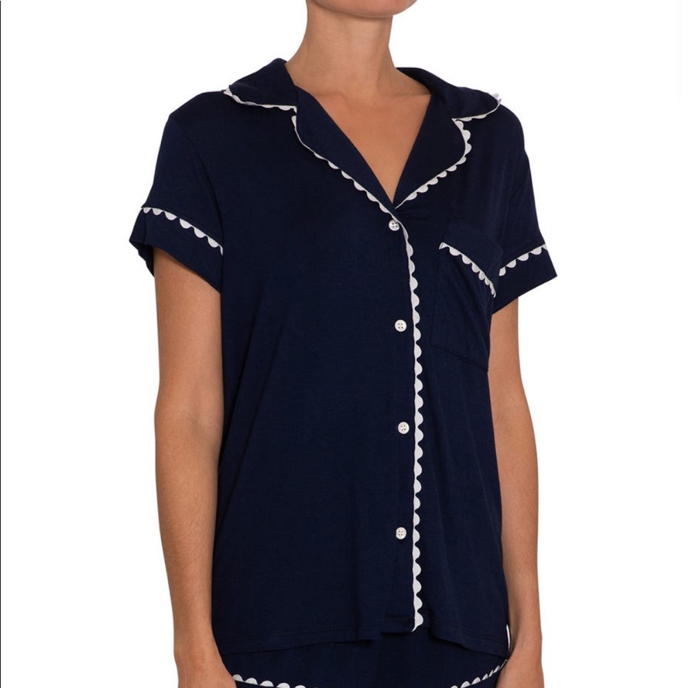 Eberjey Ric-Rac short PJ set